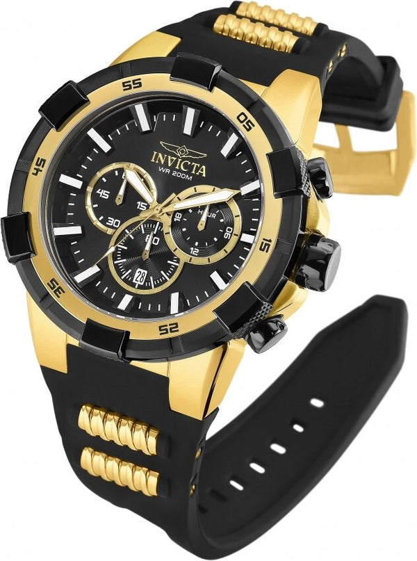 Invicta Aviator Chronograph Black Dial Men's Watch #25135 - Watches of America #2