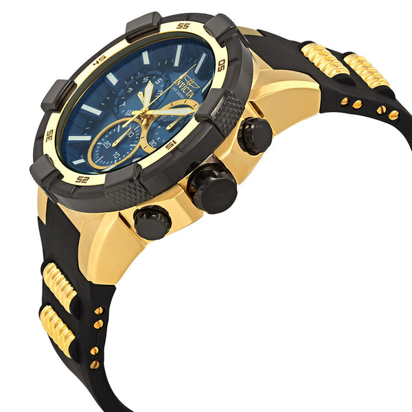 Invicta Aviator Chronograph Blue Dial Two-Tone Men's Watch #25858 - Watches of America #2