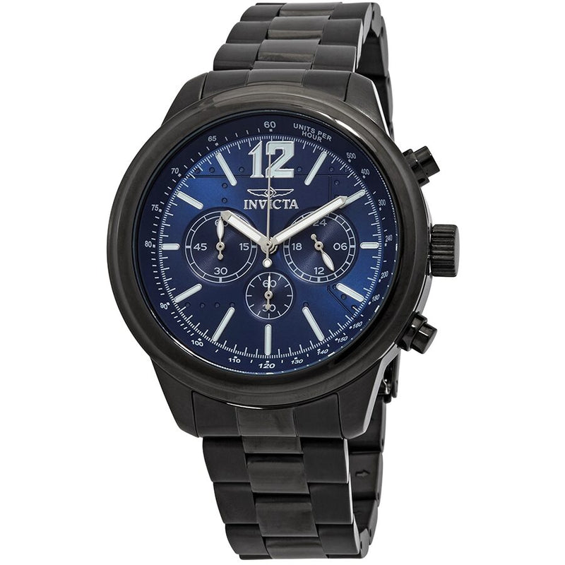 Invicta Aviator Chronograph Blue Dial Men's Watch #28902 - Watches of America