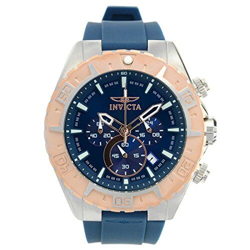 Invicta Aviator Chronograph Blue Dial Men's Watch #22523 - Watches of America