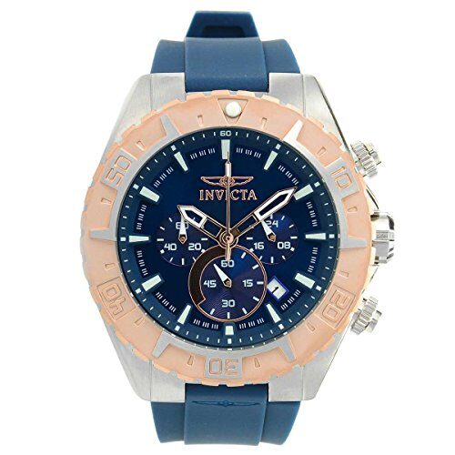 Invicta Aviator Chronograph Blue Dial Men's Watch #22523 - Watches of America