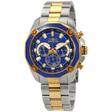 Invicta Aviator Chronograph Blue Dial Men's Watch #25975 - Watches of America