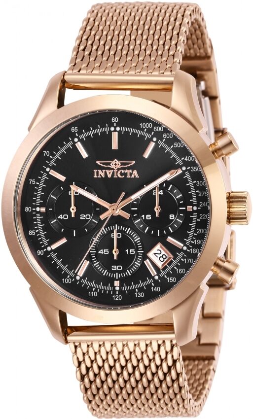 Invicta Aviator Chronograph Quartz Black Dial Men's Watch #29605 - Watches of America