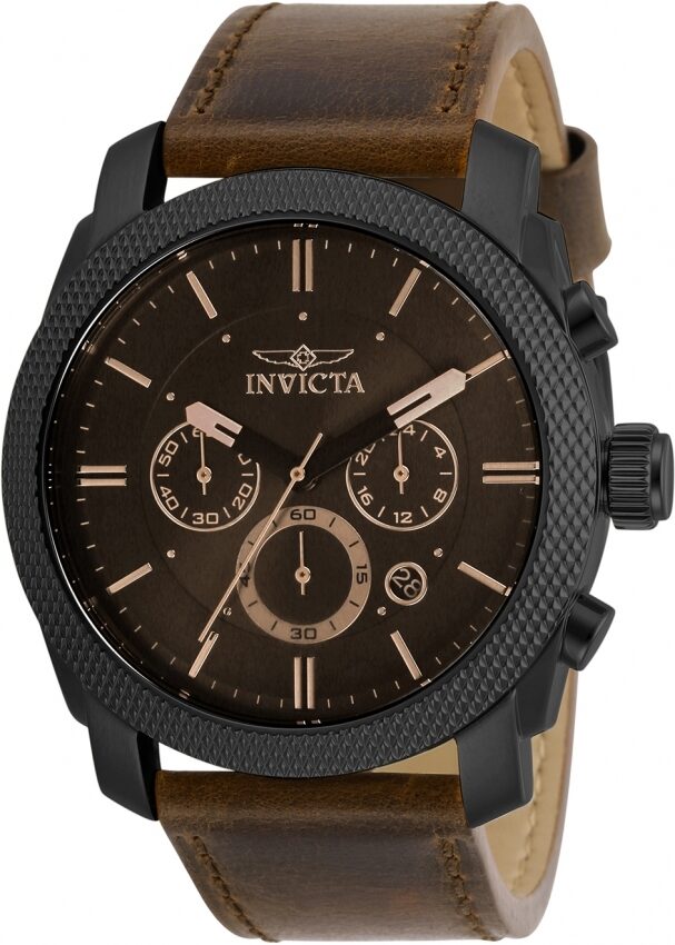 Invicta Aviator Chronograph Quartz Black Dial Men's Watch #29800 - Watches of America