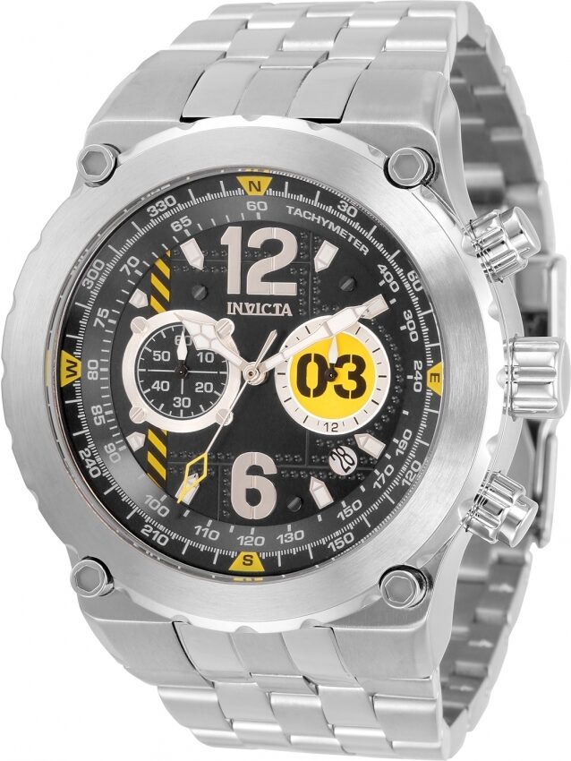 Invicta Aviator Chronograph Quartz Black Dial Men's Watch #31588 - Watches of America
