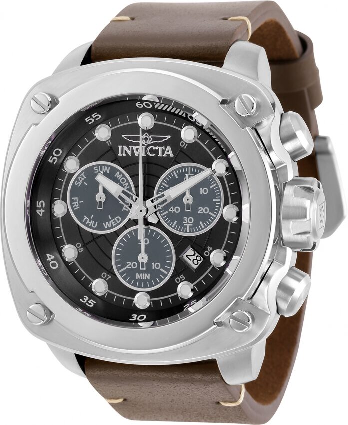 Invicta Aviator Chronograph Quartz Black Dial Men's Watch #31975 - Watches of America