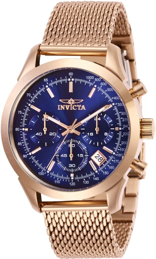 Invicta Aviator Chronograph Quartz Blue Dial Men's Watch #29606 - Watches of America