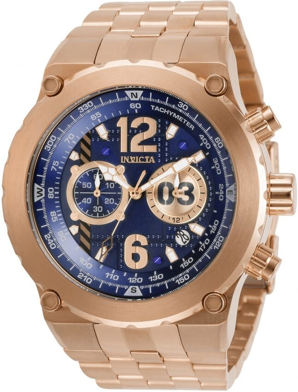 Invicta Aviator Chronograph Quartz Blue Dial Men's Watch #31596 - Watches of America