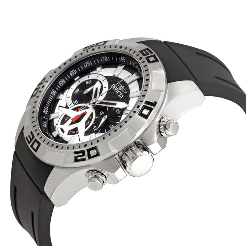Invicta Aviator Multi-Function Black Carbon Fiber Dial Men's Watch #21735 - Watches of America #2