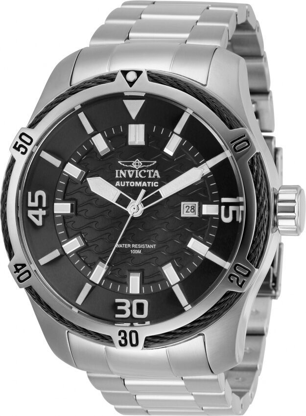 Invicta Bolt Automatic Black Dial Men's Watch #29764 - Watches of America