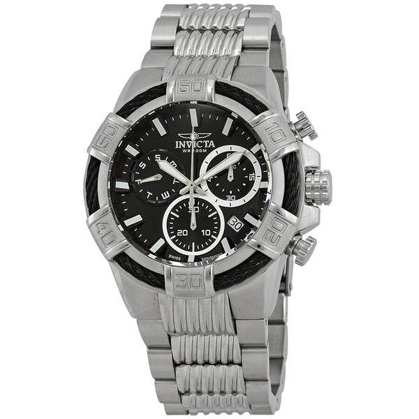 Invicta Bolt Black Dial Chronograph Men's Watch #25862 - Watches of America