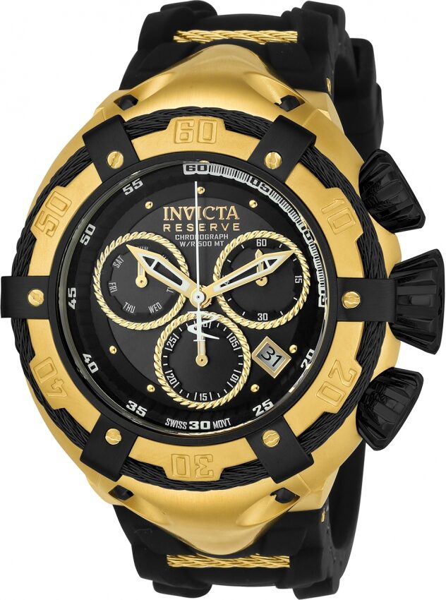 Invicta Bolt Chronograph Black Dial Men's Watch #21353 - Watches of America