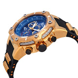 Invicta Bolt Chronograph Blue Dial Black Silicone Men's Watch #25873 - Watches of America #2