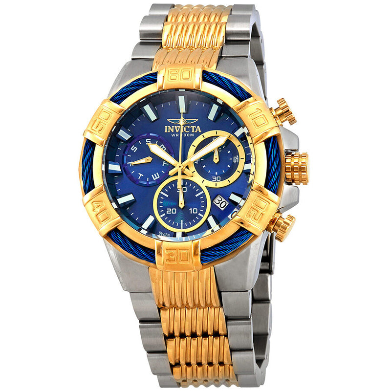 Invicta Bolt Chronograph Blue Dial Men's Watch #25865 - Watches of America