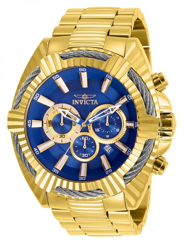 Invicta Bolt Chronograph Blue Dial Men's Watch #27193 - Watches of America