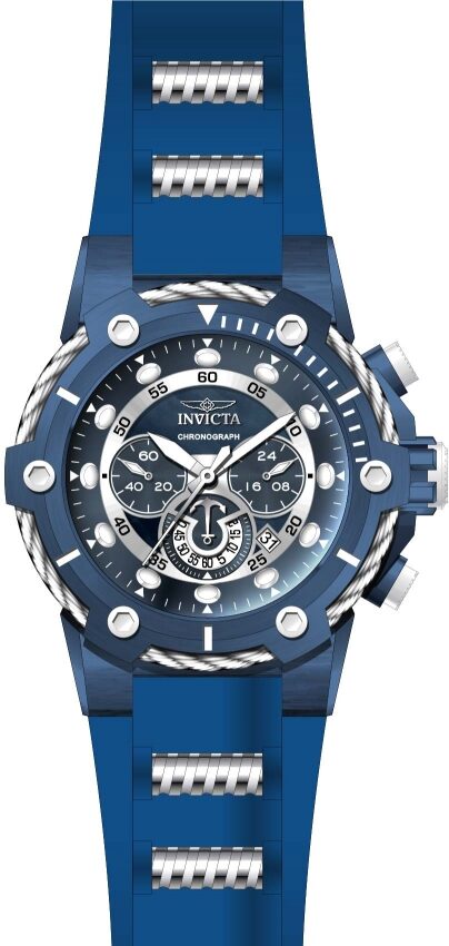 Invicta Bolt Chronograph Blue Dial Men's Watch #28035 - Watches of America