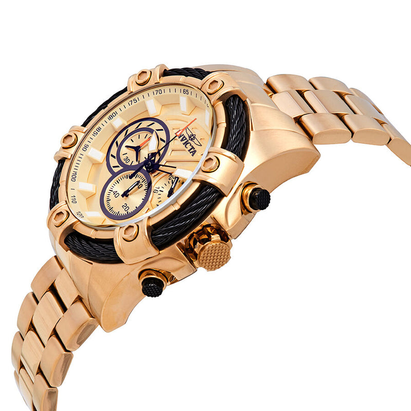 Invicta Bolt Chronograph Gold Dial Men's Watch #25515 - Watches of America #2