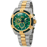 Invicta Bolt Chronograph Green Dial Two-tone Men's Watch #25519 - Watches of America