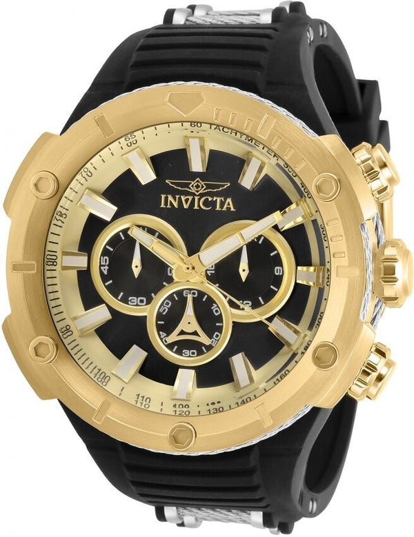 Invicta Bolt Chronograph Quartz Black Dial Men's Watch #29596 - Watches of America