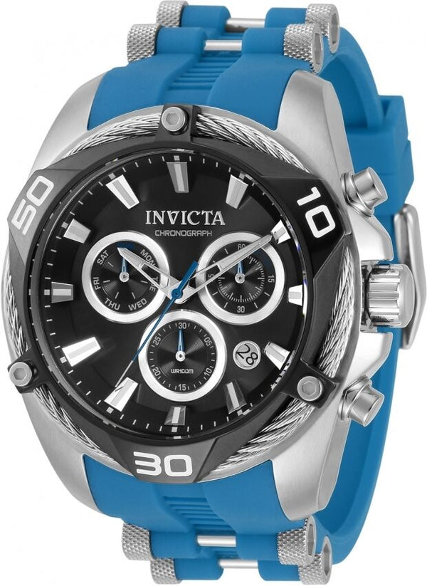 Invicta Bolt Chronograph Quartz Black Dial Men's Watch #31312 - Watches of America