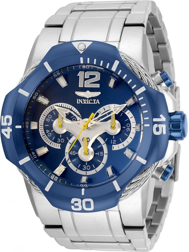 Invicta Bolt Chronograph Quartz Blue Dial Men's Watch #31162 - Watches of America