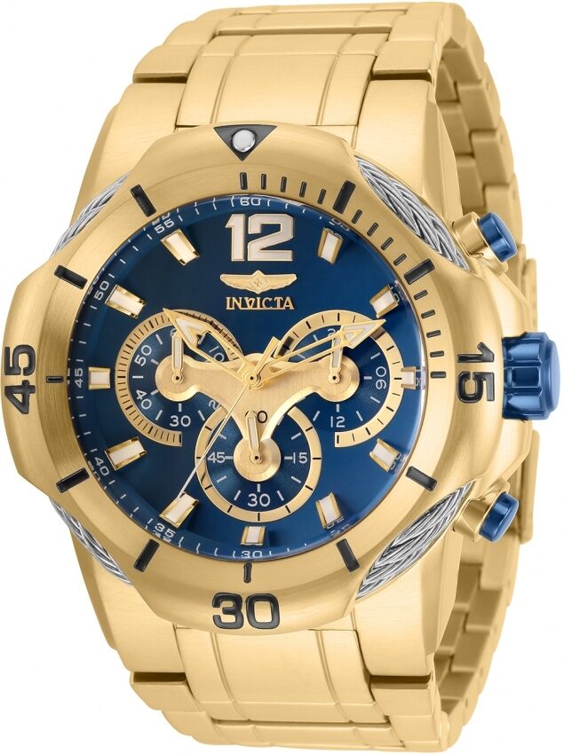 Invicta Bolt Chronograph Quartz Blue Dial Men's Watch #31165 - Watches of America