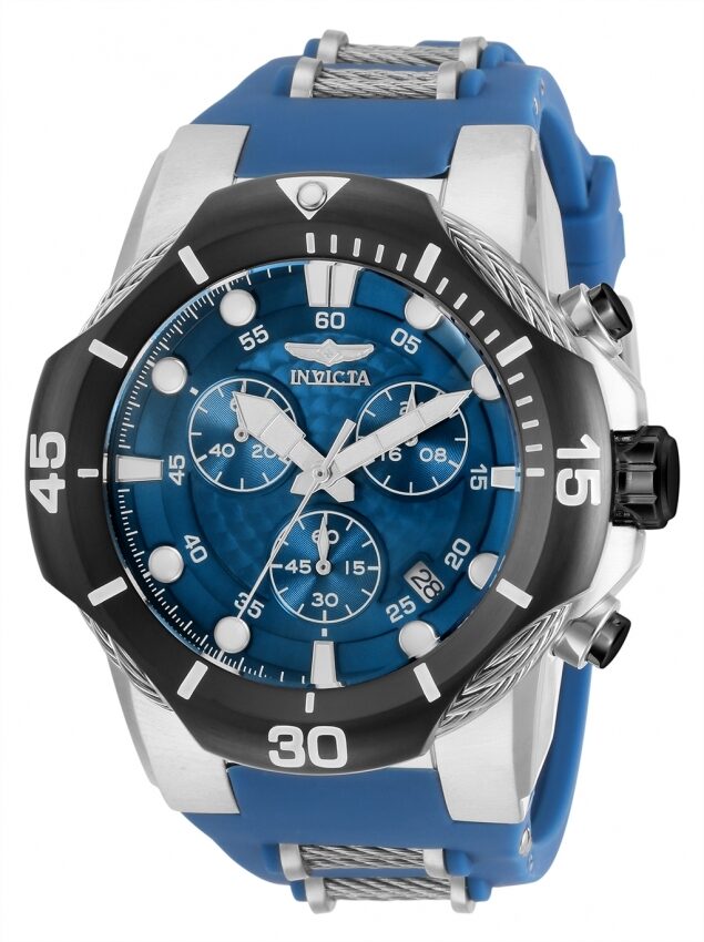 Invicta Bolt Chronograph Quartz Blue Dial Men's Watch #31167 - Watches of America