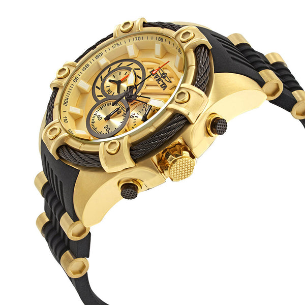 Invicta Bolt Chronograph Gold Dial Men's Watch #25526 - Watches of America #2