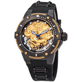 Invicta Bolt Gold Dial Black Polyurethane Men's Watch #26316 - Watches of America