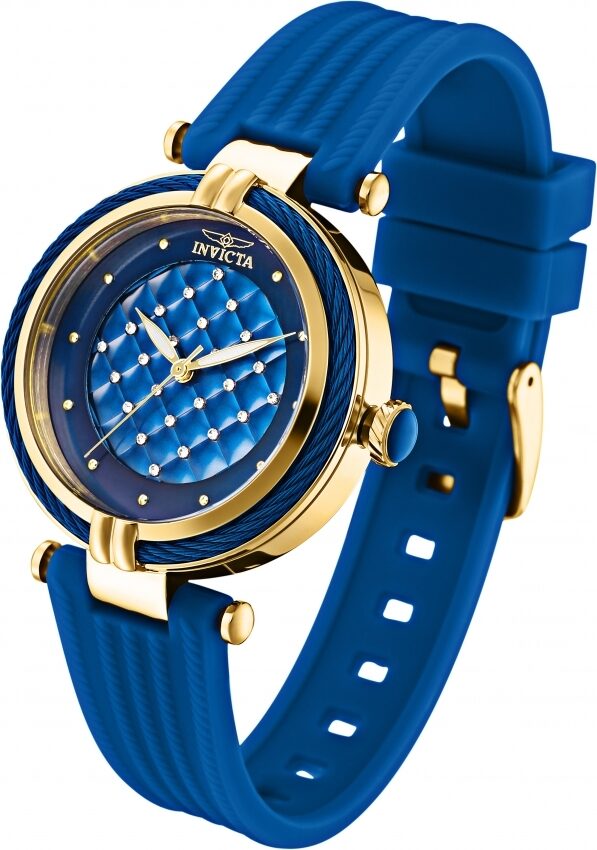 Invicta Bolt Quartz Blue Dial Blue Polyurethane Ladies Watch #28945 - Watches of America #2