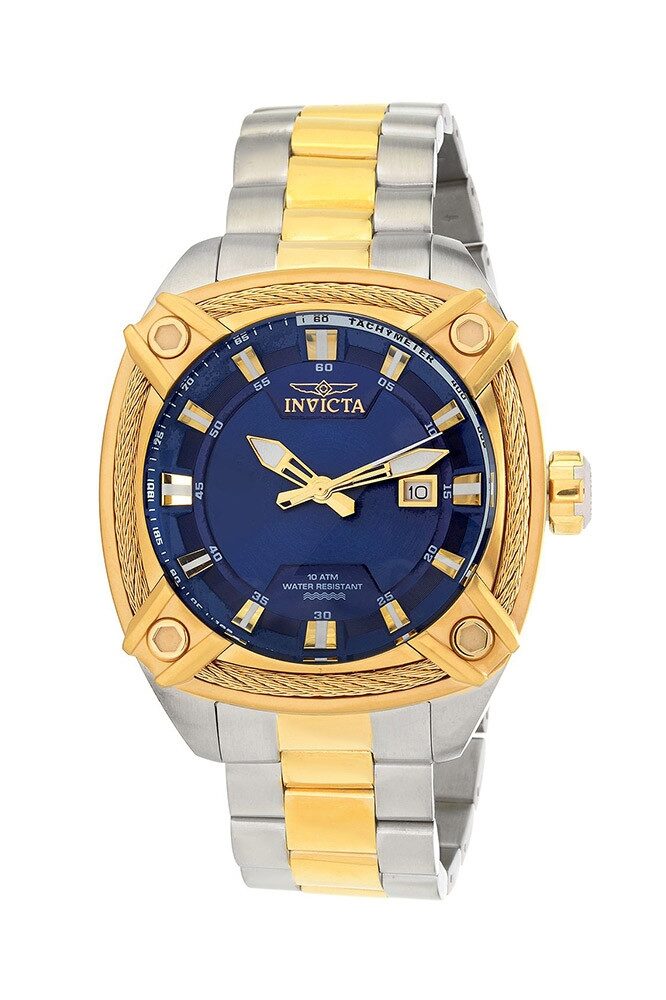 Invicta Bolt Quartz Blue Dial Two-tone Men's Watch #31360 - Watches of America