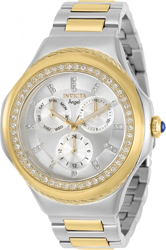 Invicta Bolt Quartz Crystal Silver Dial Two-tone Men's Watch #31100 - Watches of America