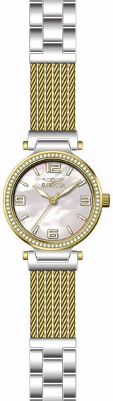 Invicta Bolt Quartz Crystal White Mother of Pearl Dial Ladies Watch #29141 - Watches of America