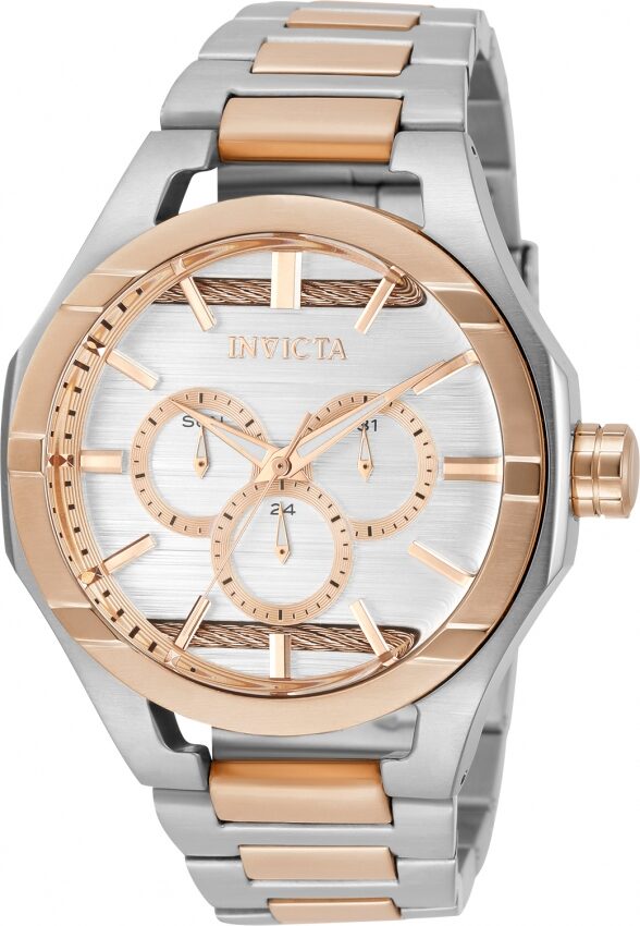 Invicta Bolt Quartz Silver Dial Men's Watch #31833 - Watches of America