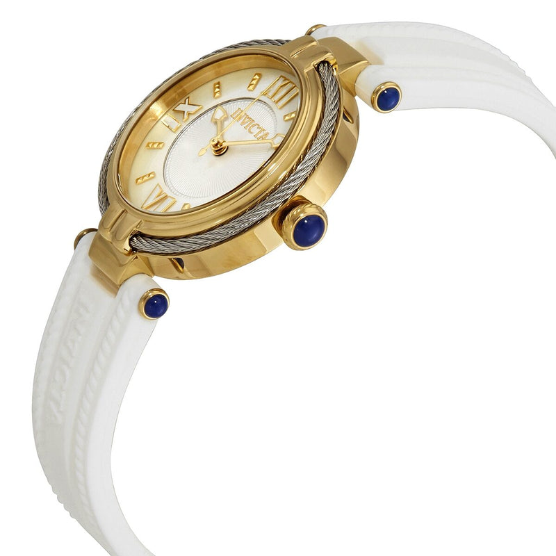 Invicta Bolt Quartz White Dial White Silicone Ladies Watch #29125 - Watches of America #2