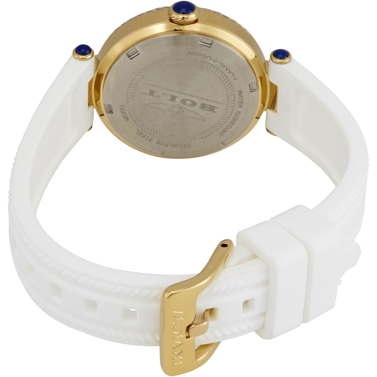 Invicta Bolt Quartz White Dial White Silicone Ladies Watch #29125 - Watches of America #3