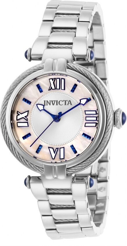 Invicta Bolt Quartz White Mother of Pearl Dial Ladies Watch #29129 - Watches of America