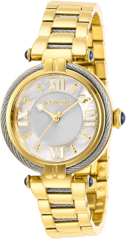 Invicta Bolt Quartz White Mother of Pearl Dial Ladies Watch #29130 - Watches of America