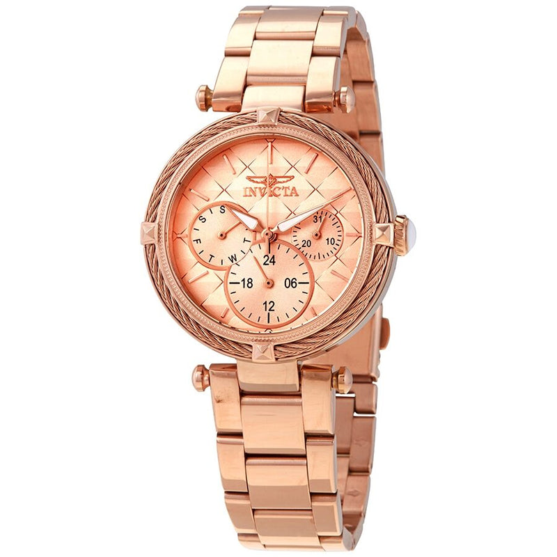 Invicta Bolt Rose Gold Dial Ladies Watch #28961 - Watches of America