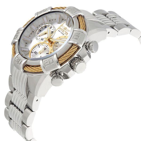 Invicta Bolt Chronograph Silver Dial Men's Watch #25863 - Watches of America #2