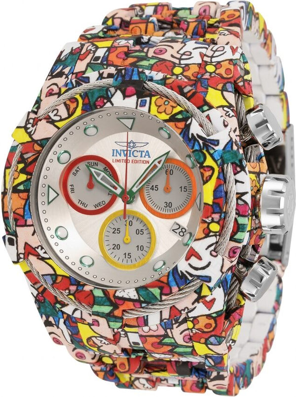 Invicta Britto Chronograph Quartz Silver Dial Men's Watch #33787 - Watches of America