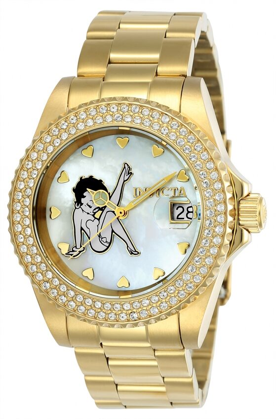 Invicta Character Collection Betty Boop Mother of Pearl Dial Ladies Watch #24492 - Watches of America