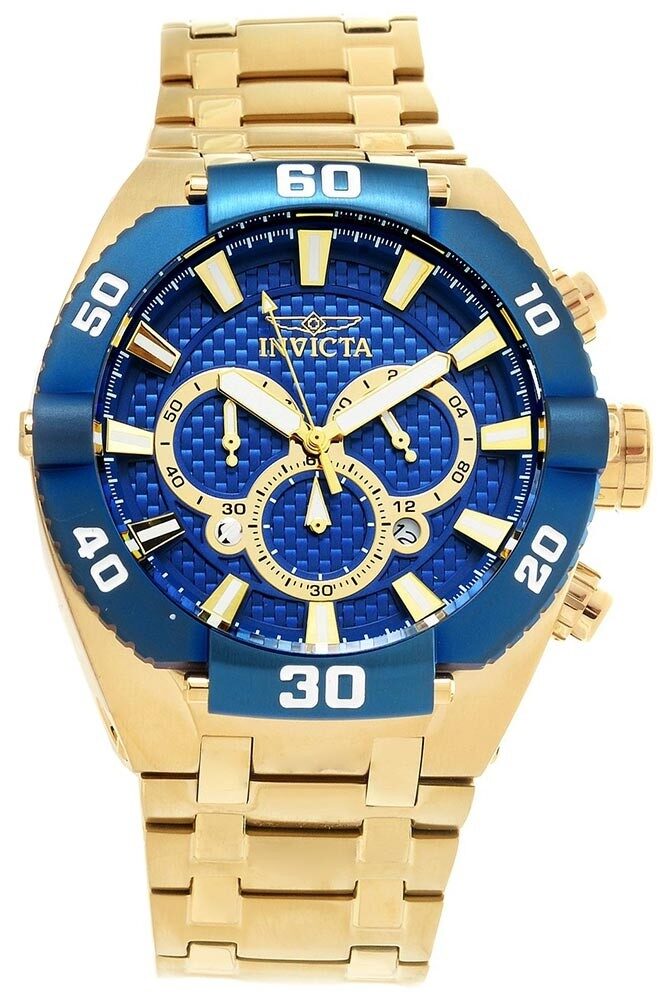 Invicta Coalition Forces Chronograph Blue Dial Men's Watch #27258 - Watches of America