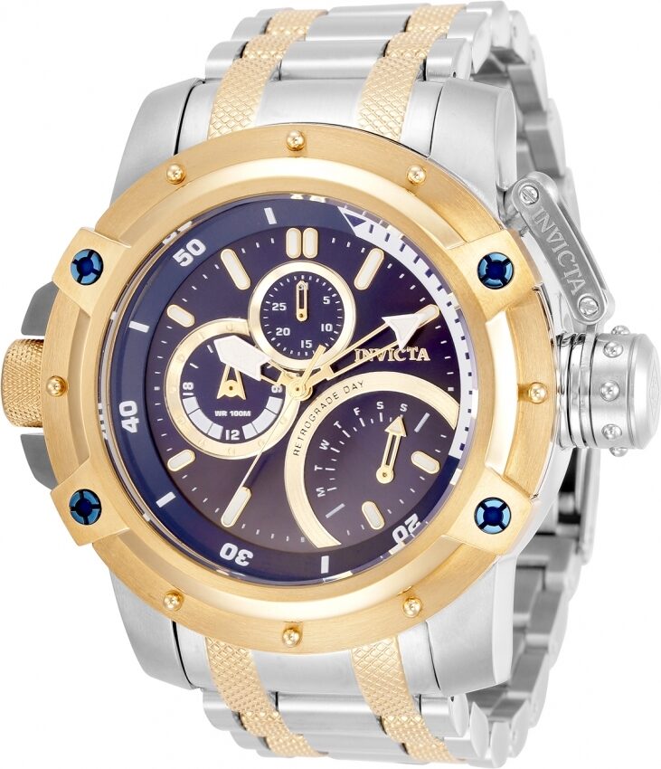 Invicta Coalition Forces Chronograph Quartz Blue Dial Men's Watch #30382 - Watches of America