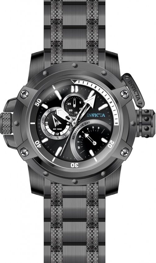 Invicta Coalition Forces Chronograph Quartz Black Dial Men's Watch #30377 - Watches of America