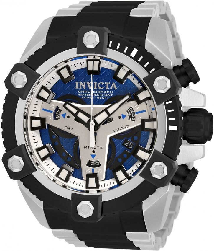 Invicta Coalition Forces Chronograph Quartz Blue Dial Men's Watch #30906 - Watches of America