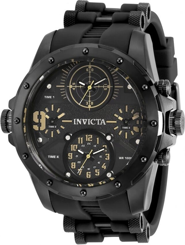 Invicta Coalition Forces Quartz Black Dial Men's Watch #31140 - Watches of America