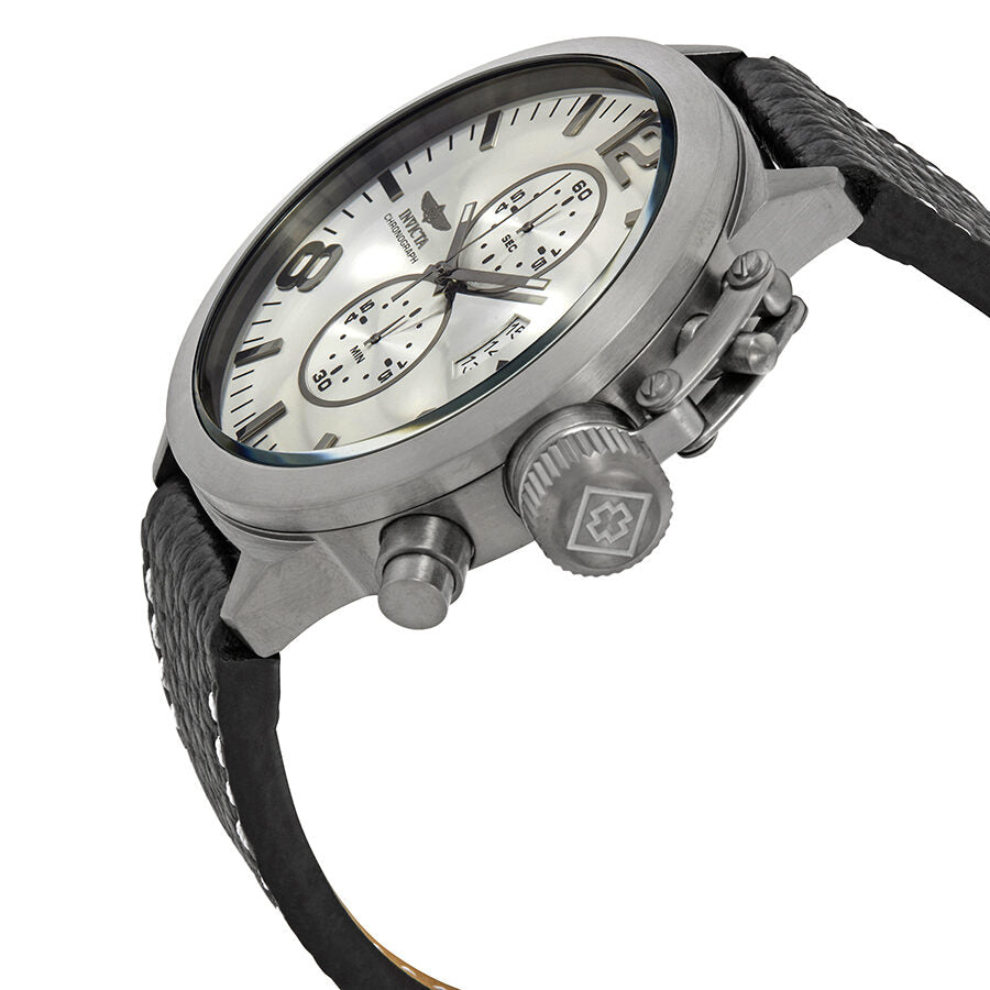 Invicta Corduba Chronograph Antique Silver Dial Men's Watch #23690 - Watches of America #2