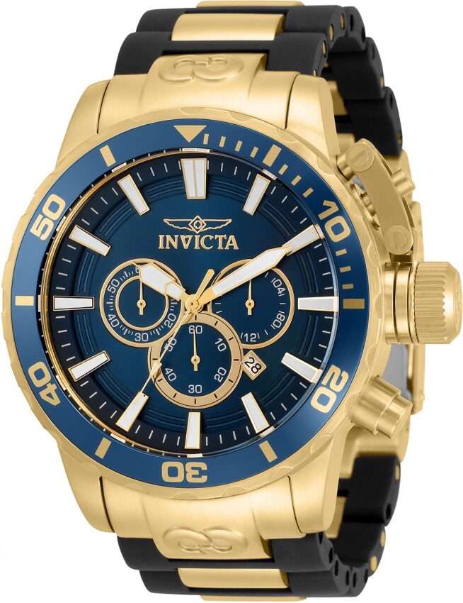 Invicta Corduba Chronograph Quartz Blue Dial Men's Watch #33694 - Watches of America