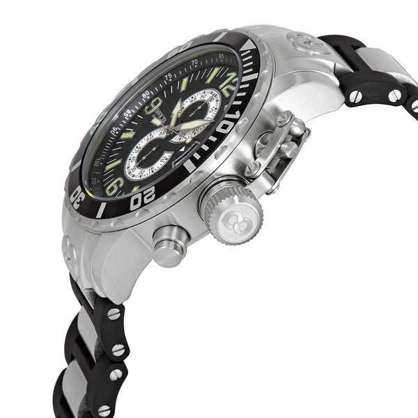 Invicta Corduba Diver Chronograph Green Dial Stainless Steel Men's Watch #4898 - Watches of America #2